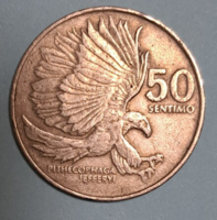 1985. Fülöp-szigetek 50 Sentimo  MARCELO H. DEL PILAR (399)