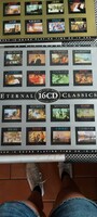 Új, 16db komolyzenei cd válogatás, album, gyűjtemény Eternal/ Forever 16cd Classics