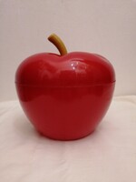 Retro nagyméretű alma formájú bombonier (zdruzena vyroba michalovce) jelzéssel
