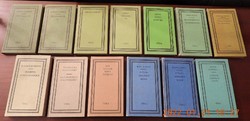 TÉKA sorozat (Kriterion), 21 kötete