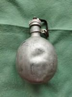 Old aluminum water bottle