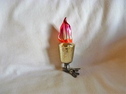 Old glass Christmas tree decoration! - Torch! (Tickling!)