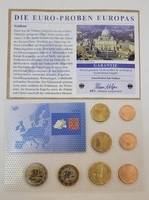 Vatikán Euro Sor,Ciprus Euro Sor,Malta Euro Sor.