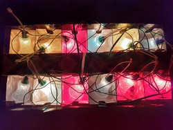 Zlatokov old Czechoslovak Christmas tree decoration light bulb string from 1988 never used!