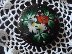 Old women's brooch with vintage badge