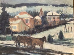 Rudolf Blahos - snowy landscape