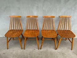 Retro, mid-century Grabinski chairs design modern korhű 4db szék!
