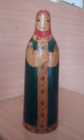 Old Soviet matryoshka doll from 1975. 32.5 cm high.