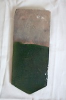 Zöld mázas Zsolnay tetőcserép, 1900 körül / jelzett
