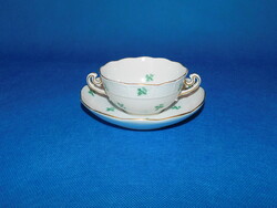 Herend antique soup cup + base