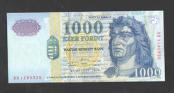 1000 forint 1998.  "DH"!!  UNC!!!  RITKA!!