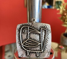 János Percz industrial art goldsmith pendant