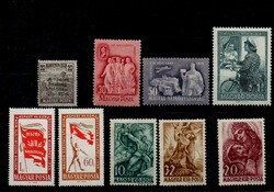 A small mixed lot, there are postal clerks among them. 02
