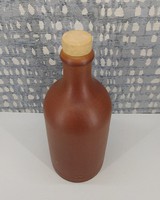 Very nice clean-lined stone flask m.K.M. Marked.