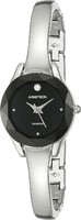 Armitron diamond now special black dial faceted glass jewelry watch