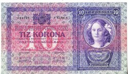 Ausztria REPLIKA 10 zehn/tíz Osztrák-Magyar korona 1904 UNC