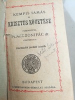 Kempis Tamás: Krisztus követése 3. Kiadás 1918.
