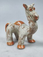 Kertész skármá 1909 - 1997 (with kk monogram) retro ceramic camel