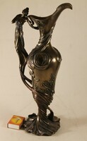 Art Nouveau bronzed decanter 561