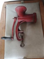 Bekebeli, cast iron, red 10 manual meat grinder iil.Ker 25000ft for sale