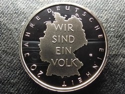 Németország 20 éves a Német Újraegyesítés .925 ezüst 10 Euro 2010 A PP (id72843)