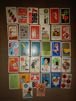 Kártyanaptárak; 1966-1969; 32 db