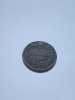 5 Centesimi 1861 !   " M " Olaszország  !!
