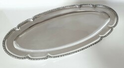 Large oval silver (800) tray (1098 g)