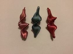 Twisted metal spiral Christmas tree decoration