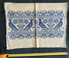 Antique cross-stitch decorative cushion cover, bird cushion, cushion cover