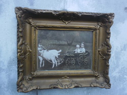 A photo of Miklós Horthy's son, István, in a frame. Interesting fact: the back of the photo is a painting.