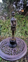 Young girl - bronze statue