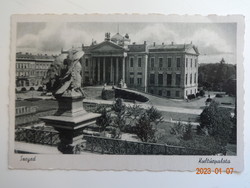 Régi képeslap: Szeged, Kultúrpalota (40-es évek)