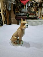 Old Zsolnay dog figure
