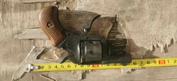 Régi belga revolver, pisztoly, hatástalanítva