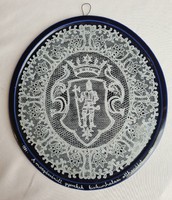 Halasi csipke porcelán kép Hollóháza