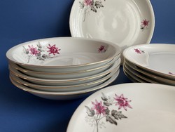 Alföldi display tableware bella fazon purple flower plates