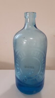 Kék szodás üveg