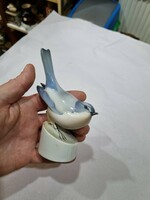 Régi Zsolnay madár figura