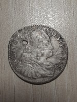 Silver 3 kraycár tyrol vi. Károly 1739 rare!