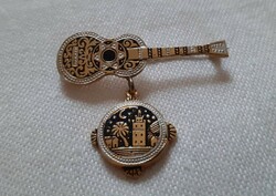Spanish gold colored brooch