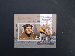 1983 Martin luther block with commemorative stamp