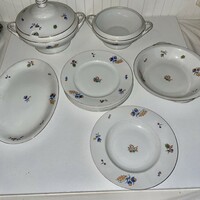 9 Bavarian German porcelain plates and serving dishes for sale