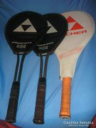 Fischer-match maker tennis rackets are carbon fiber reinforced or single. Also sold with case