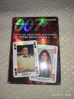 James bond card game, vintage card
