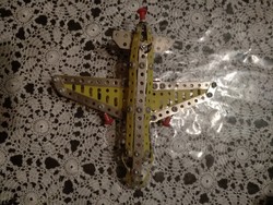Toy metal builder, airplane, negotiable