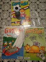 Garfield magazine, 3 old issues together, negotiable