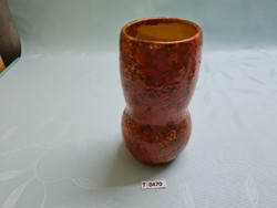 T0470 pond head vase 21.5 cm