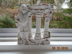 1879-1886 Grafenthal dep numbered figural vase, melancholy boy at antique columns