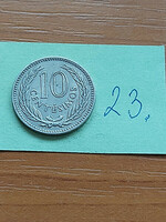 Uruguay 10 cents 1953 general josé gervasio artigas 23.